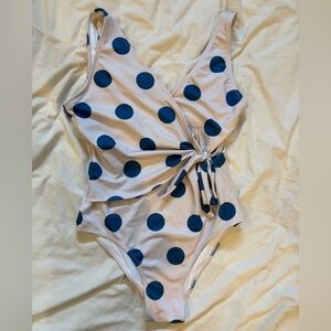 IMAGINE Perry One Piece bathing suite with polka dots